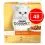 Mačja hrana v konzervah GOURMET GOLD &ndash; mix mesni ko&scaron;čki v omaki 48 x 85g