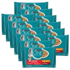 PURINA ONE STERILCAT pi&scaron;čanec in govedina v soku 48 x 85 g
