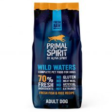 Primal Spirit Dog 70% Wild Waters – morske ribe 12kg