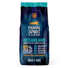 Primal Spirit Dog 65% Oceanland Dog – oceanske ribe 12kg