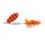 Abu Garcia Reflex White Spinners 18g Orange