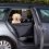 Zložljivo prekrivalo za pse za sedež avtomobila - 0,5 x 1,45 m