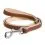 Usnjen povodec WAUDOG Soft - 122cm, 25mm &ndash; rjavo-bež