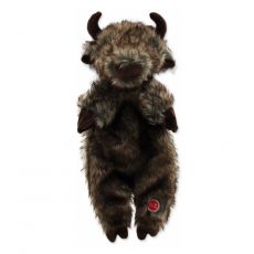 Igrača DOG FANTASY Skinneeez plišast bizon 34 cm