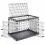 Pasja kletka Ferplast SUPERIOR 120 nero 118 x 77 x 82,5 cm
