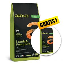 Alleva NATURAL dog lamb & pumpkin adult medium/maxi 12 + 2 kg BREZPLAČNO