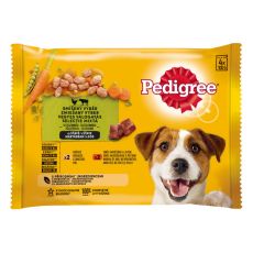 Pedigree Mixed izbor hran z zelenjavo v soku 4 x 100 g