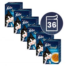 FELIX Soup Delicious izbor hran s trsko, tuno in morsko ploščo 36 x 48 g
