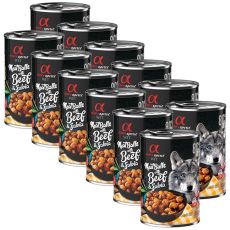 Alpha Spirit Meatballs – govedina in žajbelj 12 x 400 g