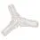 Plastičen Y-nastavek za prezračevalno cev 4/6 mm 2 kosa 