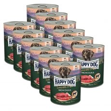 Happy Dog Pferd Pure Montana - 12 x 800 g / konj