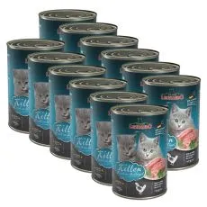 Konzerva hrane za mačje mladiče Leonardo Kitten 12 x 400 g