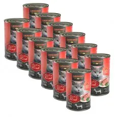 Konzerva mačje hrane Leonardo, govedina 12 x 400 g