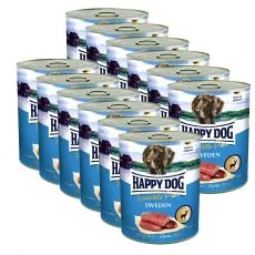 Happy Dog Wild Pur Sweden divjačina, 12 x 800 g