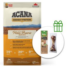 ACANA Wild Prairie Recipe 11,4 kg + 2x kost za pse BREZPLAČNO