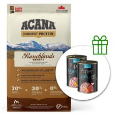 ACANA Ranchlands Recipe 11,4 kg + 2 pločevinke BREZPLAČNO