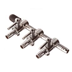 Nastavek za cev 4/6 mm – z zapornim čepom, trismerni
