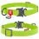 WAU DOG nepremočljiva ovratnica - zelena 31-49 cm / 25 mm