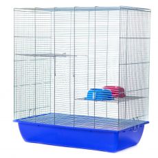 Kletka za glodavce Degu 70 Zinc - 70 x 40 x 79 cm