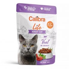 Calibra Cat Life Adult Teletina v omaki 85 g