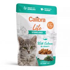 Calibra Cat Life Sterilised Losos v omaki 85 g