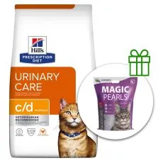 Hill's Prescription Diet Feline Urinary Care c/d Multicare Chicken 8 kg + stelja BREZPLAČNO