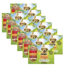 FRISKIES VITAFIT izbor hran z govedino, piščancem in jagnjetino v soku 12 x (12 x 100 g)