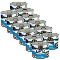 Happy Dog Wild Pur Sweden divjačina, 12 x 200 g