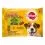 Pedigree Mixed izbor hran z zelenjavo v soku 6 x (4 x 100 g)