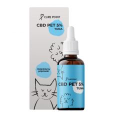 CURE POINT CBD Pet 5% olje z okusom tune, 10 ml