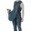 Trixie Junior Soft Front Carrier - torba iz blaga modra 22 x 20 x 60 cm