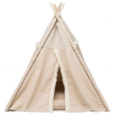 Trixie Teepee Boho z blazino - bež 55 x 65 x 55 cm