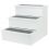 Stopnice Trixie s prostorom za shranjevanje - bele 40 x 38 x 45 cm