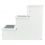 Stopnice Trixie s prostorom za shranjevanje - bele 40 x 38 x 45 cm