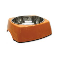 Posoda za pse DOG FANTASY, oglata - 1,40 L, oranžna