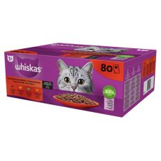 Whiskas vrečka klasičen izbor hran v soku 80 x 85 g