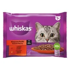 Whiskas Classic Selection z zelenjavo v soku 4 x 85 g
