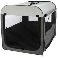 Trixie T-Camp boks iz najlona M-L siv 95 x 75 x 70 cm