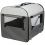 Trixie T-Camp boks iz najlona M-L siv 95 x 75 x 70 cm