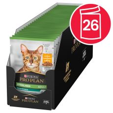 PURINA PRO PLAN CAT STERILISED MAINTENANCE vrečka - piščanec 26 x 85 g