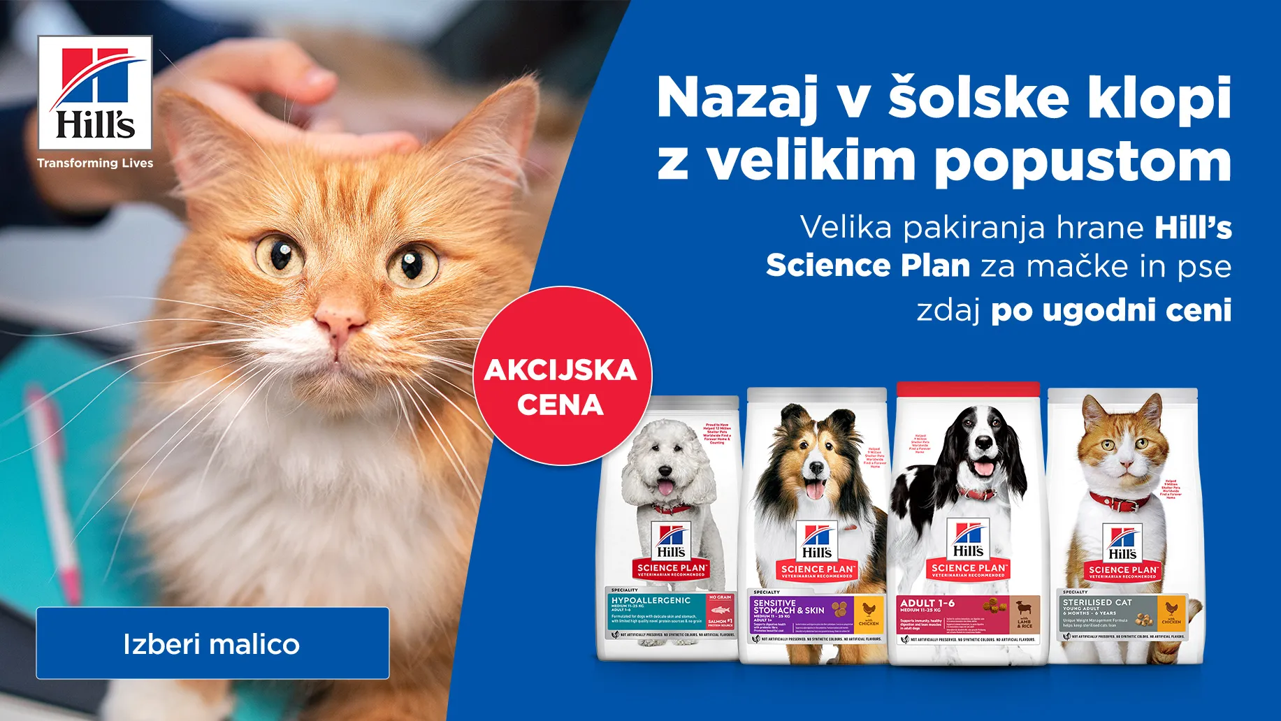 Hill´s akcijska cena